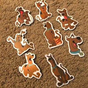 3D Scooby-Doo stickers